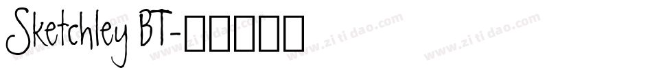 Sketchley BT字体转换